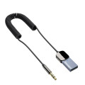 Bộ thu tín hiệu âm thanh không dây trên ô tô USB sang 3,5 mm dễ dàng sử dụng