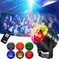 Đèn led sân khấu xoay 7 màu karaoke kèm điều khiển tiện lợi