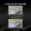 Chuông phát hiện cảm biến báo khói độc lập không dây, cảnh báo khói báo cháy, Pin 1 năm