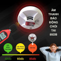 Chuông phát hiện cảm biến báo khói độc lập không dây, cảnh báo khói báo cháy, Pin 1 năm