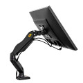 Giá đỡ màn hình máy tính xoay 360 độ tiện dụng, F80 đen 17" - 30"