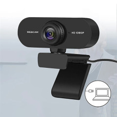 Webcam máy tính kẹp màn hình trợ sáng cực tốt , Full HD