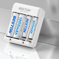 Bộ sạc Beston pin AA kèm sạc tiện dụng , 4 pin AA 1200 rời	