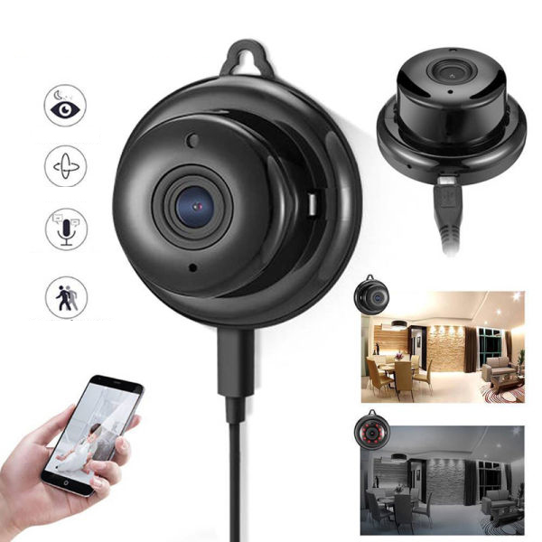 Camera giám sát mini wifi pro không dây tích hợp cảm biến