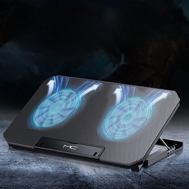 Đế tản nhiệt làm mát nhanh cho máy tính, laptop có 4 mức điều chỉnh độ cao