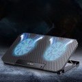 Đế tản nhiệt làm mát nhanh cho máy tính, laptop có 4 mức điều chỉnh độ cao, Màu đen