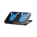 Đế tản nhiệt làm mát nhanh cho máy tính, laptop có 4 mức điều chỉnh độ cao, Màu đen