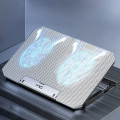 Đế tản nhiệt làm mát nhanh cho máy tính, laptop có 4 mức điều chỉnh độ cao, Màu đen