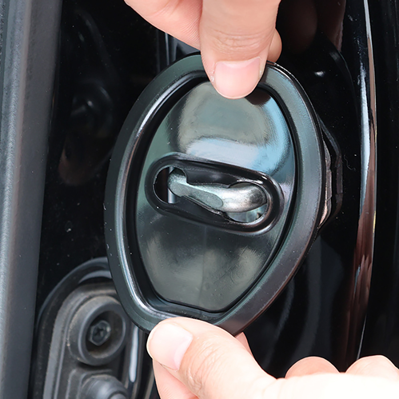 Bộ 4 đệm cách âm cho cửa xe hơi màu đen trắng