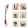 Khò gas công nghiệp cán dài, đèn khò thui trâu bò, Đầu khò (phi) 40