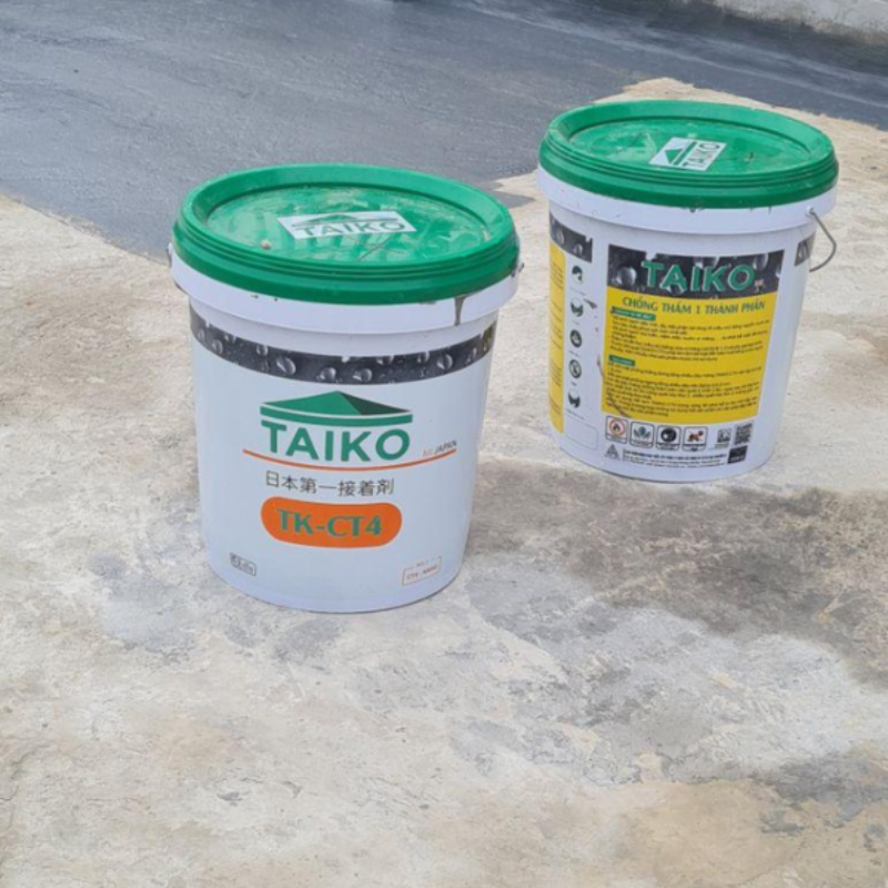 Keo chống thâm Taiko trong suốt chống thấm sàn mái, tường nhà hiệu quả