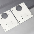 Miếng thép vuông sửa bản lề tủ, cửa gỗ tiện lợi tặng kèm bộ ốc vít, 1 miếng thép không bản lề