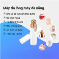 Máy tẩy lông, triệt lông mày tích hợp đèn máy cạo lông mini