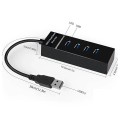 Bộ chia 4 cổng chuyển đổi USB 3.0 tốc độ cao