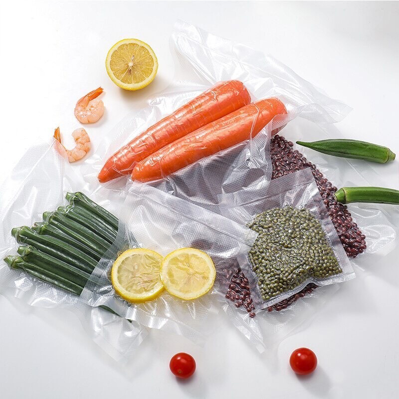 Set 100 túi hút chân không bảo quản thực phẩm