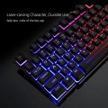 Combo bàn phím và chuột gaming T6 LED 7 màu, Màu đen
