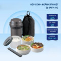 Cặp lồng Zojirushi SL-JAF14-HG 4 ngăn tiện dụng 