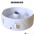 Nồi hấp điện đa năng 3 tầng Braburg 9L