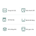 Nồi Cơm Điện Mini 0.8L Mishio MK265