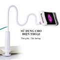 Giá đỡ điện thoại kẹp đầu giường, kẹp bàn xoay 360 độ có thể uốn dẻo