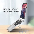 Giá đỡ tản nhiệt laptop, macbook gấp gọn, tùy chỉnh đa năng