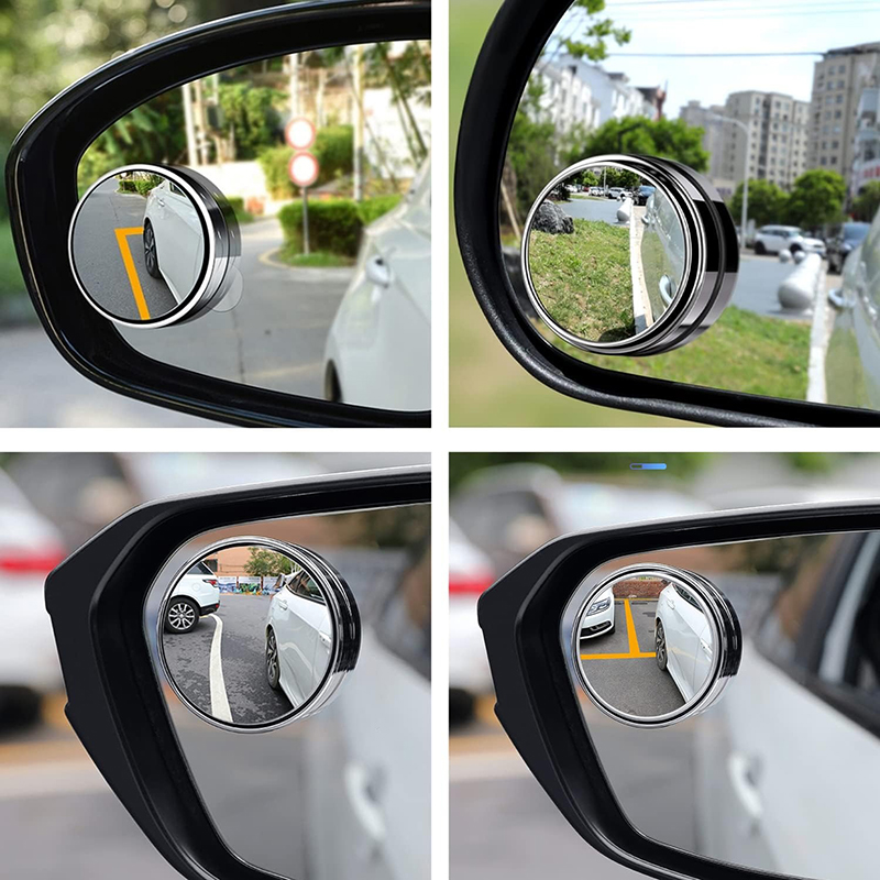 Bộ 2 Gương cầu lồi tráng bạc gắn gương xe cao cấp