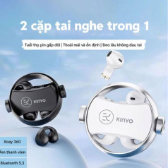 Cặp tai nghe 2 trong 1 Kinyo A20