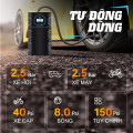 Máy bơm mini cầm tay tự động ngắt, sạc USB tiện lợi
