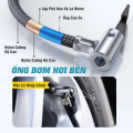 Máy bơm mini cầm tay tự động ngắt, sạc USB tiện lợi