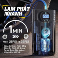 Máy bơm mini cầm tay tự động ngắt, sạc USB tiện lợi