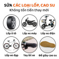 Keo vá, sửa lốp chất liệu cao su, độ đàn hồi cao, chịu mài mòn tốt