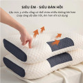 Gối spa thiết kế chống đau mỏi vai gáy, ruột bông gòn tinh khiết