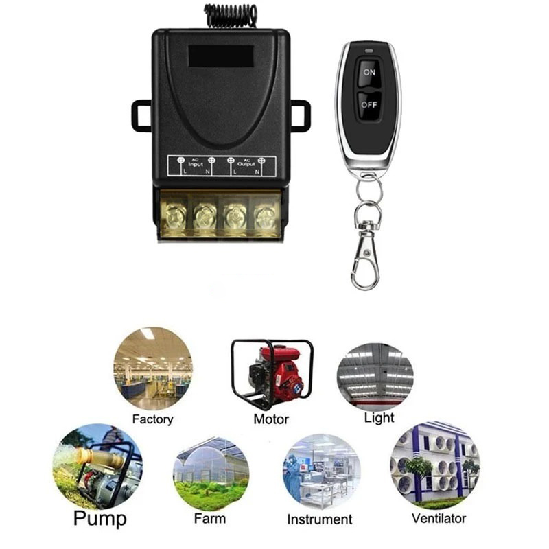 Động cơ điều khiểm Swit không dây bật tắt tiện dụng