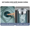 Bộ lọc rác bồn rửa bát inox 304 bảo vệ đường ống, ngăn mùi, Bản lưới tràn viền
