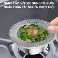 Bộ lọc rác bồn rửa bát inox 304 bảo vệ đường ống, ngăn mùi, Bản lưới tràn viền