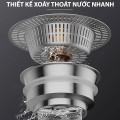 Bộ lọc rác bồn rửa bát inox 304 bảo vệ đường ống, ngăn mùi, Bản lưới tràn viền