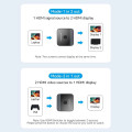 Bộ chuyển đổi HDMI 2 trong 1 4k 60Hz 1 ra 2 cho Ps tv box