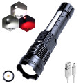 Đèn pin siêu sáng chiếu xa 500m có zoom kèm dây sạc tiện lợi