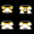 Đèn pin đội đầu 5 bóng LED 4 chế độ sáng