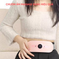Đai massage chườm nóng 6 chế độ làm ấm bụng, giảm đau 