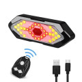 Đèn hậu gắn đuôi xe đạp sạc USB cảnh báo nguy hiểm từ xa