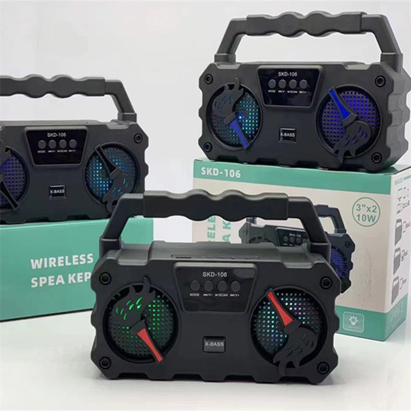 Loa Bluetooth karaoke kèm mic hát hay âm bass mạnh