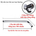 Bộ cần sen, bát sen, dây sen cao cấp nhiều chế độ nước , Kèm dây 1,5m