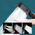 Đầu vòi hoa sen kèm 3 lọc tăng áp suất 3 chế độ chảy, đầu xả lớn 