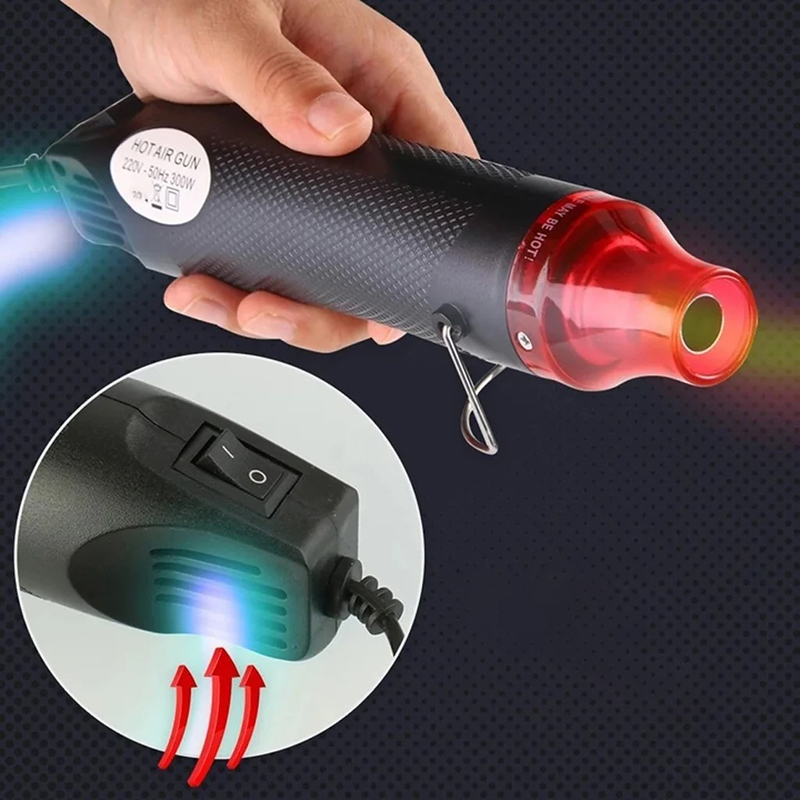 Máy khò thổi hơi nóng, khò màng co, giỏ quà hiệu quả