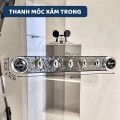 Thanh móc treo đồ hút chân không nhà tắm, nhà bếp tiện lợi