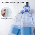 Combo 10 kẹp dây điện bản lớn có keo 3M siêu dính tường, Màu đen