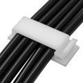 Combo 10 kẹp dây điện bản lớn có keo 3M siêu dính tường, Màu đen