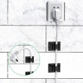 Combo 10 kẹp nhỏ cố định dây điện quản lý dây cáp gọn gàng, Màu đen