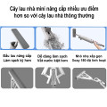 Cây lau tự vắt mini cầm tay tiện lợi tặng kèm 2 tấm lót